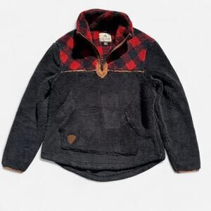 Legendary whitetails buffalo plaid sherpa